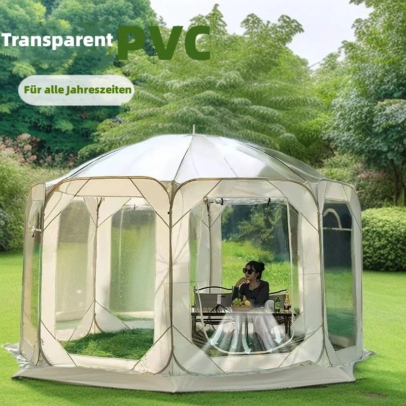 Pop up con Tenda a Bolle, 3 m/3,8m con Cupola a Igloo, per terrazza e attività - Immagine 1 di 4