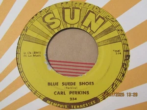 CARL PERKINS-BLUE SUEDE SHOES-SUN - Picture 1 of 2