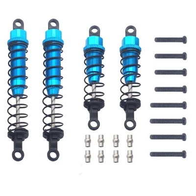Paquete de 4 Amortiguadores Amortiguadores Delanteros Traseros Suspensión Compatible con WLtoys 1242... Foto 1 de 4