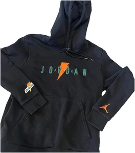 Nike Air Jordan Gatorade Fleece Hoodie Men’s Size S Black - Picture 1 of 9