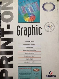 CARTA PATINATA CANSON PER COLOR INK JET 100gr - Picture 1 of 1