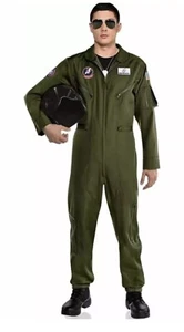 Top Gun Maverick Costume Flight Suit - Adult Standard Fits Upto 44 - Picture 1 of 3
