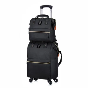 Rolling Trolley Tasche mit mehreren Taschen leichte Gepäcktasche für Wochenendreisen - Bild 1 von 10