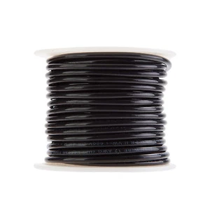 12 AWG Gauge Solid THHN Wire Black 50 ft 0.119" 600 Volts Building Wire - Picture 1 of 1