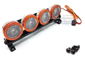 T983W Barre Lumineuse Métal 4 Lumières Clignotantes Cadre Phare Métal HIMOTO - Photo 1 sur 1