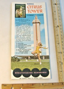 ZITRUS TURM ~ CLERMONT, FLORIDA ~ VINTAGE FLORIDA WERBUNG - Bild 1 von 6