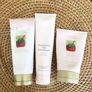 Vintage Victoria’s Secret strawberries and champagne Lotion body shimmer Scrub - Picture 1 of 2