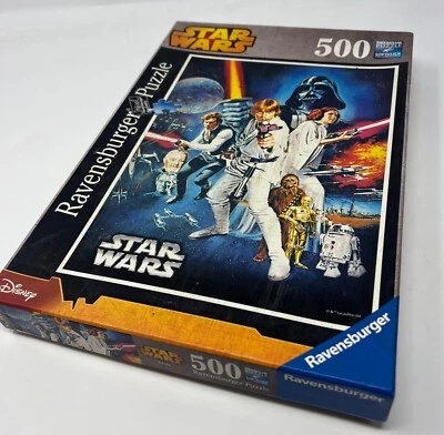 Ravensburger 500pc: Disney, Star Wars: A New Hope 2015 jigsaw puzzle open box - Image 1 of 4
