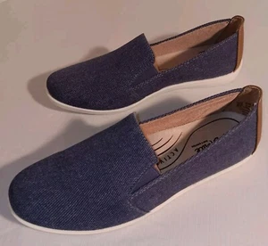 New Life Stride Next Level Slip On Loafers Flats Dark Denim Woman's Size (6) US - Picture 1 of 11