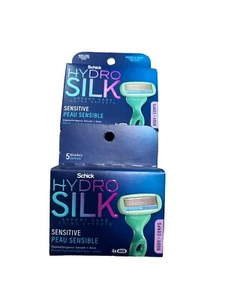 2 Packs Schick Hydro Silk Expert Care Sensitive Razor Cartridges 4 each box - Picture 1 of 2