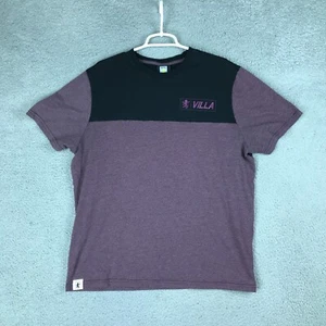 AVFC Aston Villa Football Club Mens Short Sleeve Crew Neck Multicolor Shirt XL - Picture 1 of 8