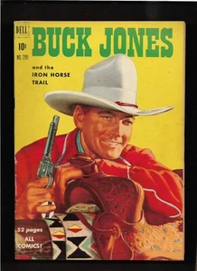 1950 1st Buck Jones Western Dell Comic Book Hi Grade Original & Complete - Picture 1 of 14
