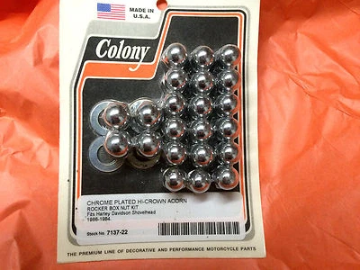 CAJA BALANCÍN CORONA ALTA CROMADA TUERCA BELLOTA CABEZA DE PALA 66-84 Foto 1 de 2