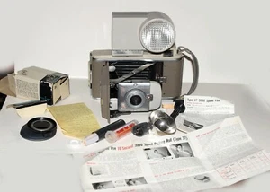 Polaroid 1950s 80B Land Camera, Winklight, Papers, Rare Accessories-Collectors - Picture 1 of 11