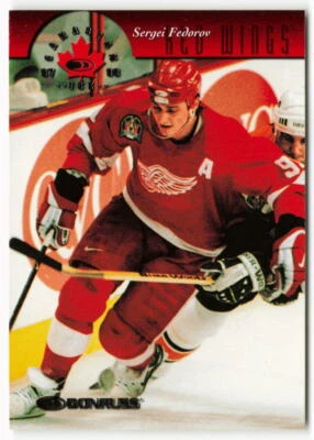 1997-98 Sergei Fedorov Donruss Canadian Ice - Detroit Red Wings - Image 1 of 2