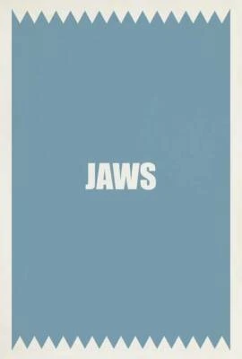 Póster de película - Mandíbulas, arte cinematográfico alternativo moderno minimalista retro, 3 tamaños Foto 1 de 4