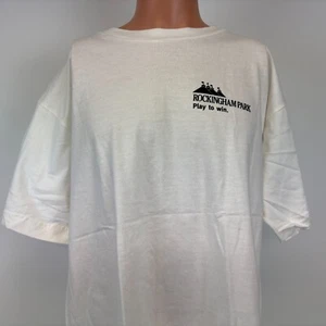 Vintage 90s Rockingham Park T Shirt Mens XL Tour Champ New Hampshire Horse Track - Picture 1 of 5