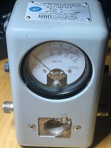 Bird 43 Thruline Wattmeter meter with A&M movement works - Zdjęcie 1 z 1
