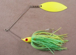 Esca da pesca basso DR esca spinner personalizzata, 1/2 oz, 1 lama di salice martellata - Foto 1 di 2