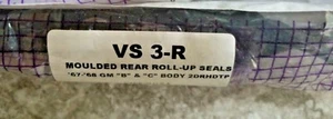 Molded rear roll-up seals 67-68 GM "B" & "C" Body 2 dr hrdtp vs 3-r - Picture 1 of 1