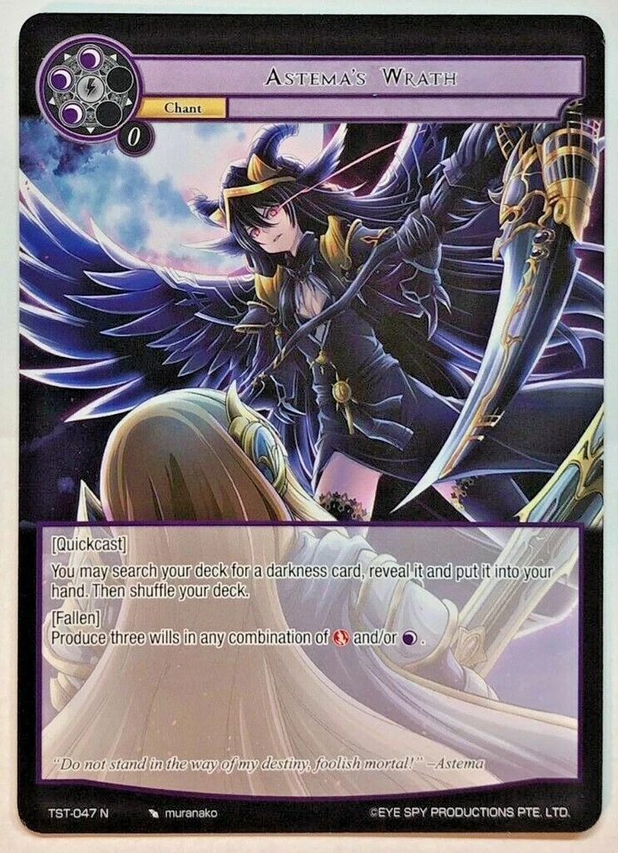 Force of Will The Seventh Astema's Wrath TST-047 NM/M  - Image 1 of 1