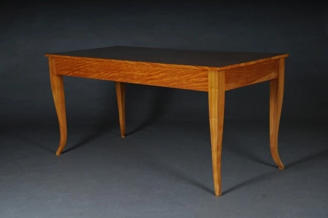 Mesa de jantar grande bétula, estilo Biedermeier - Imagem 1 de 1