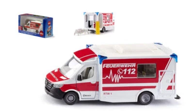 MODELLINO FURGONE STATICO SIKU AMBULANZA MERCEDES MODELLISMO SCALA 1:50 - Immagine 1 di 4