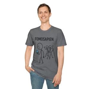 Camiseta gráfica Fomosapien | Camiseta divertida de redes sociales, camiseta peculiar - Imagen 1 de 73