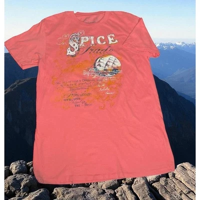 Camiseta Jimmy Buffett Margaritaville M Far Side of World Spice Parrot Head Tee Foto 1 de 4