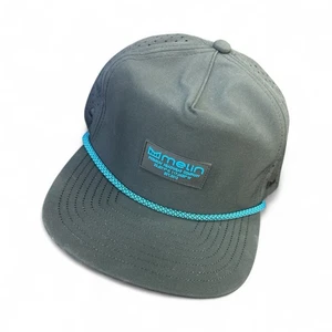 Melin Coronado Hydro Black & Electric Blue Snapback Hat Cap Size SM - Picture 1 of 2