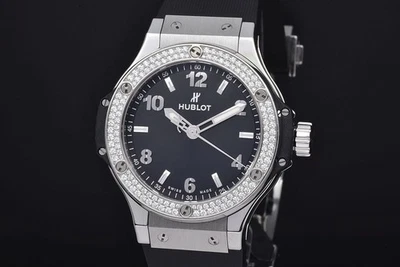 Bisel de diamantes HUBLOT 361.SX.1270.RX.1104 Big Bang acero diamante HUB2900 #013 Foto 1 de 4