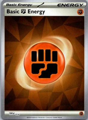 Basic Fighting Energy - Common SVE: Scarlet & Violet Energies 014 NM - Image 1 of 2