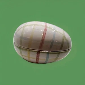 Große Keramik Osterei Schmuckschatulle J1 - Bild 1 von 4