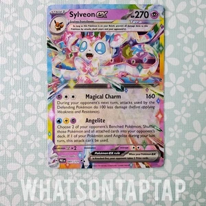 Pokemon Tcg Sylveon Ex 041/131 Ultra Rare Scarlet Violet Prismatic Evolutions LP - Picture 1 of 2