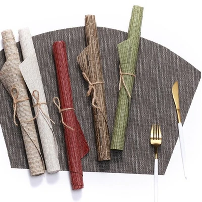 Set of 4 Waterproof Dining Table Mats Heat Resistant 18 x 12 Inch Size - Image 1 of 4