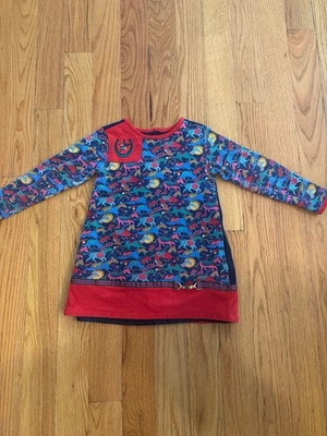 Rosalita Señoritas Girls Multicolored 6 Years Dress Side Pockets - Photo 1/4