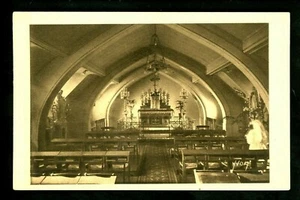 Medical postcard France French School interior hospital Yvon chapel religious - Picture 1 of 2