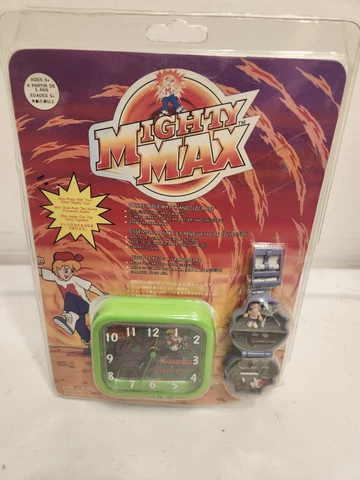 Mighty Max Collectable Watch And Clock Set Super Rare Vintage 1994 New Cover