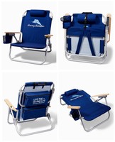 tommy bahama blue marlin deluxe backpack beach chair
