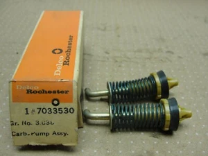 (2) NOS DELCO 7033530 Rochester Carburetor Accelerator Pump. - Picture 1 of 4