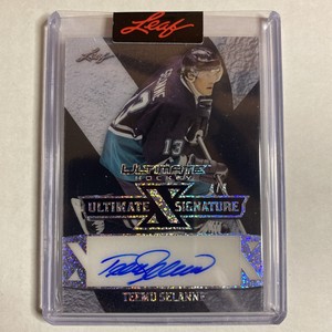 2023 Ultimate X Signatures Teemu Selanne Auto 4/4 B5