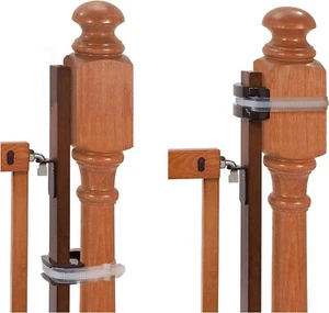 Sommer Kleinkinder Geländer zu Geländer Tor Montageset rund oder eckig bis 37" - Bild 1 von 9