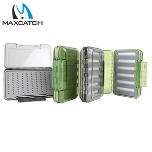 Maxcatch Fly Fishing Box Waterproof Tackle Box Micro-Slit/Easygrip Foam Insert - Picture 1 of 8