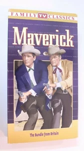 Maverick VHS Tape Bundle From Britain Roger Moore Jack Kelly Western - Picture 1 of 3