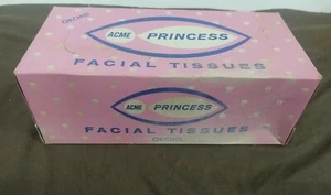 Rare Vintage Acme Princess Facial Tissues 200 2-ply Orchid NOS - Picture 1 of 5