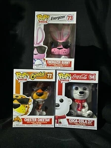 Funko Pop! Ad Icons Konvolut Cola Bär Energizer Hase Chester Gepard Geetos - Bild 1 von 2