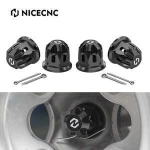 NICECNC Wheel Axle Nuts Front + Rear For Honda TRX450ER Electric Start 2006-2014 - Picture 1 of 9