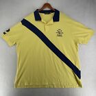 Polo Ralph Lauren Polo Shirt Men’s Size 4XB Banner Stripe #2 Yellow Pullover