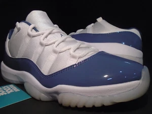 NIKE AIR JORDAN XI 11 RETRO LOW DIFFUSED BLUE WHITE MIDNIGHT NAVY FV5104-104 - Picture 1 of 11