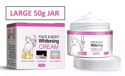 Skin Whitening Cream Permanent Bleaching Lightening For Dark Skin Face Body 50g